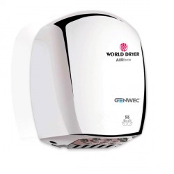 World Dryer Airforce Hand Dryer polished chrome