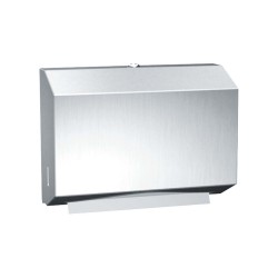 ASI 10-0215 Paper Towel Dispenser, Multi/C-Fold, Surface Mount, Stainless Steel (200C/275M)