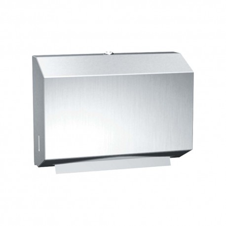 ASI (10-0215) Paper Towel Dispenser, Multi/C-Fold, Surface Mount, Stainless Steel (200C/275M)