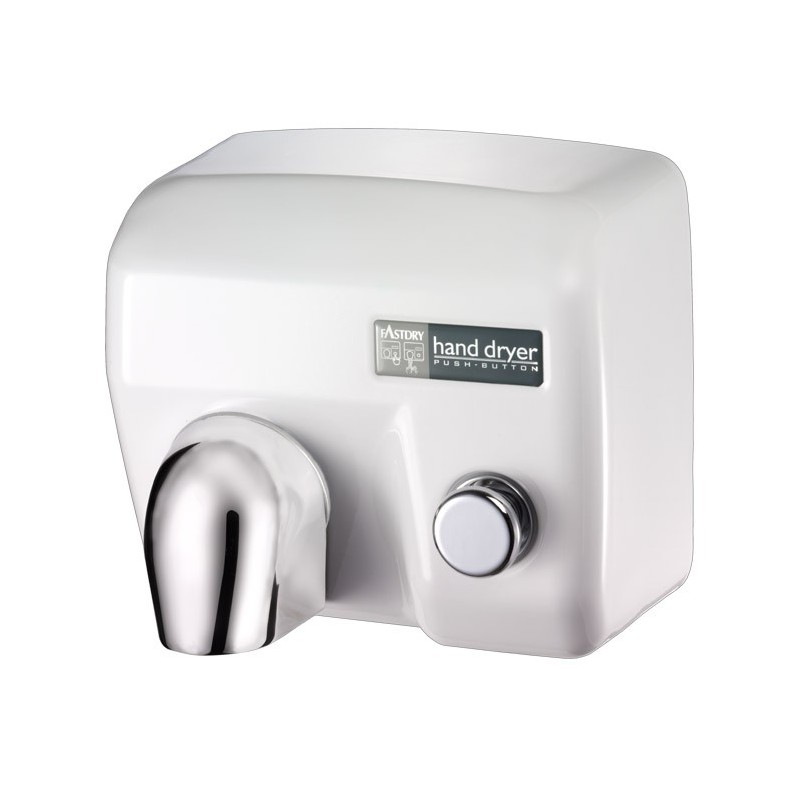 White Stainless Steel Shell Great Dry UL Listed Automatic Air Hand Dryer 224Mph High Speed Heavy Duty 1800W Automatic Hands Dryer for Commercial Use 