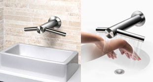 Airblade Tap drying hands